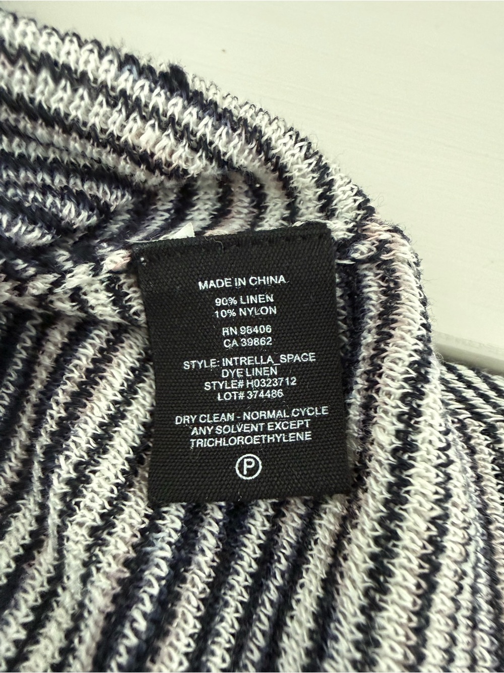 Theory Intrella Space Dye Linen Knit Sleeveless Maxi Dress Gray Small - Picture 5 of 8